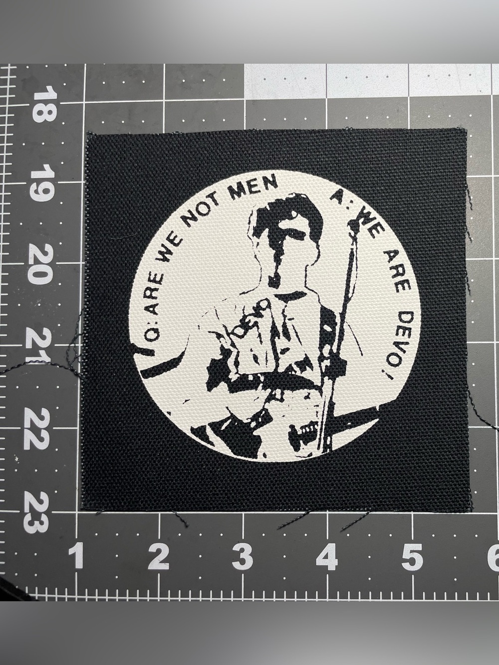 Devo canvas patch
